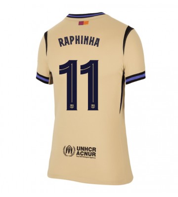 Barcelona Raphinha Belloli #11 Udebanetrøje Dame 2025-26 Kortærmet